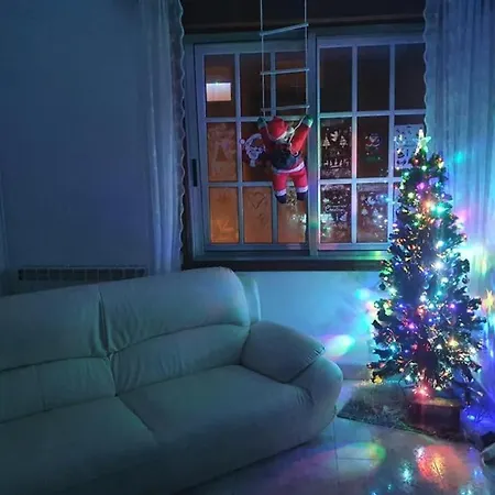 Familia Y Grupos Luces Navidad Lägenhet *